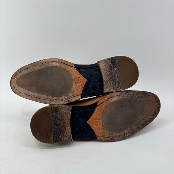 Johnston Murphy J&M 1850 Sz 10.5 Mens Brown Leather Lace Up - Picture 5 of 11